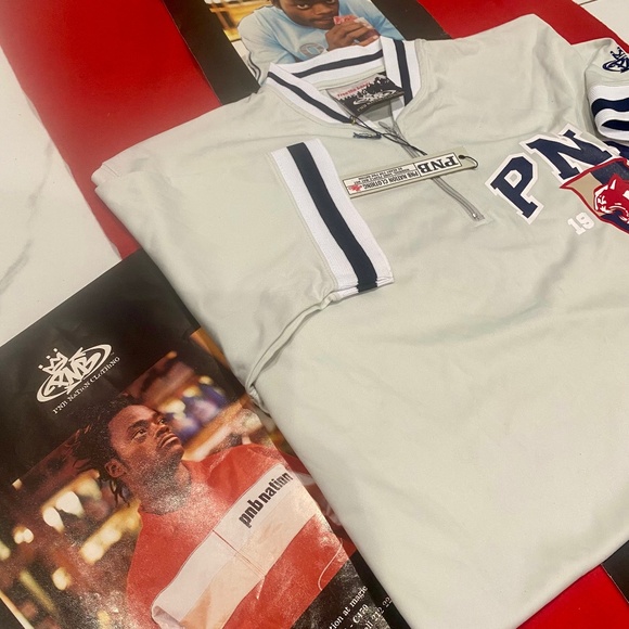 PNB Nation Vintage Uptown Shooter Top Sz M - Picture 6 of 9